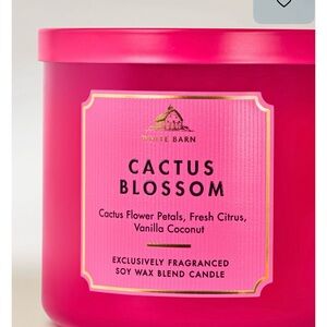 White Barn Cactus Blossom Bright Pink Fragrant Candle